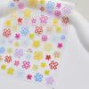 Adhesivo de gelatina de dopamina para uñas tridimensional amor en relieve decoración de uñas estrella pequeña calcomanía dedicado para tienda de uñas