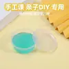 Fabricante Original 15g Transparente Plástico Pequeño Redondo Taza Arcilla Ultra Ligera Barro Cristalino Barro Nieve Dividido en Cajas Redondas Ladrillo de Construcción Barro