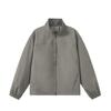Roupa Masculina North Boundary Marca Americana Moderna 2025 Outono Novo Casaco Casual de Gola Alta Masculino Cor Sólida Solto Jaqueta de Trabalho