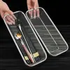 Suporte para hashi de aço inoxidável, não precisa pendurar, desinfeta hashis, utensílios de mesa domésticos, cesta de escorrer, porta-faca e garfo, cesta de hashis