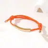 Al por mayor al contado transfronterizo Pulsera de doble cordón multicolor Acero inoxidable Color de impresión y grabado Ajustable Atrás Pulsera de doble cordón