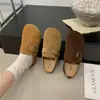 Estilo meia-sapatilha, sapatos femininos plus size, novo design moderno, sapatos casuais de sola grossa, chinelos de sola grossa, mocassins sem cadarço, 2026