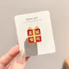 Broche Metálico de Goteo de Aceite para Hombres y Mujeres, Decoración Fija para Bolsas, Accesorios de Insignia de Aleación Estilo Japonés Venta al por Mayor Modelo Nuevo 2024