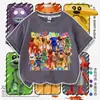 Novo Jogo de Restaurante Pizzy's Parlor Mercadoria Roupas Camiseta de Manga Curta Infantil Top Solto Verão