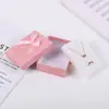 Caja de joyería de tapa y base para accesorios dorados y plateados, caja de embalaje y almacenamiento para pulseras, anillos, colgantes, pendientes y anillos