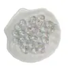 Acrílico Transparente Pó de Cebola Peachy Love Beads Pulseira DIY Feita à Mão Chaveiro para Pendurar no Carro Acessórios de Joias com Contas
