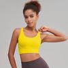 Roupa de Yoga Sutiã Esportivo de Costas Cruzadas Feminino Antichoque Anti-flacidez Push-up Top de Yoga Colete Fitness Alta Resistência