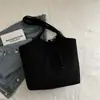 Bolso de Hombro Reversible Estilo Retro Coreano Otoño e Invierno Cuadros Gran Capacidad Versátil para Viajes Cotidianos Estilo Perezoso Bolso Tote Portátil