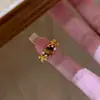 Anillo de Piedra Ojo de Tigre Natural Maillard Cepillado Retro Lujo Accesible Gama Alta Súper Brillante Anillo de Dedo Índice Ojo de Tigre Enredadera para Mujeres