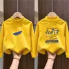 Camada Base Térmica de Fleece Escovado para Meninos 2026 Nova Roupa Outono/Inverno Camiseta de Manga Longa Infantil Camada Interna Quente Top