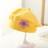 Gorro para Bebé Primavera y Otoño Gorro Tejido Delgado Boina Infantil Linda Súper Adorable Unisex Versátil Gorro de Pintor Moderno