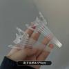 Pinza de Posicionamiento Sin Costuras Pinza para Raíz del Cabello de Corona Alta Natural Esponjoso Pinza para Flequillo Pinza de Pato Pinza para el Cabello Unisex
