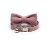 Lindo collar de campana para gato de terciopelo suave ajustable para gato grabado láser una generación de pelo