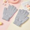 Procesamiento de Gran Venta 2025 Guantes Cálidos a Prueba de Frío para Niños al por Mayor Guantes de Punto con Tacto de Lana Otoño e Invierno al por Mayor
