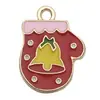 Paquete Mixto Transfronterizo de 50 Colgantes Navideños de Santa Claus y Muñeco de Nieve con Goteo de Aceite, Accesorios para Decoración DIY