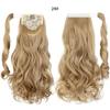 Peruca de rabo de cavalo Cabelo longo das mulheres Velcro ondas grandes Tranças de rabo de cavalo alto Natural Cyber Celebrity Strap Cabelo Cacheado Falso Ponytail