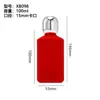 Botella de Vidrio para Perfume Aterciopelada, Botella Vacía Transparente de 100 ml, Procesamiento Personalizado, Botella Dispensadora de Muestras de Perfume, Tapa de Perfume Aterciopelada
