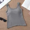 8120 nuevo chaleco de hombros anchos con capa interior cepillada para otoño/invierno, con copas de sujetador integradas y copas de látex, top térmico de manga larga ajustado para mujer