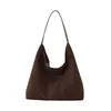 Bolsa Tote Retro Elegante para el Trabajo Nueva de Otoño 2026 Bolso de Hombro Tejido Bolsa de Hombro Grande de Capacidad para el Trabajo para Mujeres