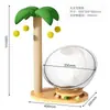 Cápsula Espacial Árvore de Coco Ninho de Gato Universal Quatro Estações Verão Giratório Semi-Fechado Alta Transparência Cama para Gato Brinquedo para Gato 003