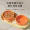 Comedero Bebedero Ecológico para Mascotas Doble Tazón Antivuelco Tazón para Gato Tazón para Perro Profundizado Anti-Salpicaduras Suministros para Gatos Perros Venta al por Mayor