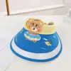 Sombrero de Copa Vacío de Oso de Dibujos Animados para Niños Niña Bebé Lindo Niño Sombrero de Sol para Exteriores Verano Transpirable Sombrero de Protección Solar