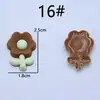 Variedad de Parches de Dibujos Animados de Goma Suave para Vasos de Agua DIY, Pegatinas Decorativas Hechas a Mano, Fundas para Teléfonos Móviles, Pasadores, Accesorios para el Cabello, Decoraciones para la Cabeza