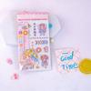 En stock Pegatina de Tarjeta Láser Goo Calcomanía de Dibujos Animados para Niños Calcomanía de Bono Creativa para Manualidades Goo Chuck Bolsa de Materiales para Diario Calcomanía