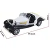 1:43 Pickup de Aleación Vintage Modelo de Coche Clásico Adorno de Coche de Juguete Regalo de Cumpleaños para Niño