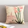 Cojines decorativos estampados personalizados, Cojines para sofá con logo, Fundas de lino nórdicas para regalo, Venta al por mayor del fabricante, Personalización de patrón floral