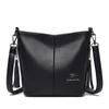 Bolso Cubo con Borla de Cuero Genuino de Canguro 2024 Nuevo Bolso Cruzado para Hombro de Mujer Pequeño de Empalme Elegante Bolso de Mujer