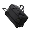 Bolsa de remolque expandible de gran capacidad para comercio exterior, bolsa de viaje transfronteriza de nuevo tejido Oxford, bolsa con ruedas portátil multifuncional