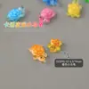 Decorações de Desenho Animado para Nail Art Tartaruga Colorida Luminosa Fofa Item Quente de Celebridade da Internet Pedras Strass para Unhas de Resina Macaron Gelatina 3D