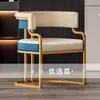 Silla de comedor de lujo ligero silla de sofá de alta calidad silla de negociación de recepción silla para uñas silla de salón de belleza silla para tocador de casa silla para maquillaje