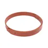 Comércio Exterior Espelho de Parede Redondo em Couro PU Espelho de Banheiro Quarto Sala Decoração Suave Moldura de Espelho Ajustável Correia 1,50cm Atacado