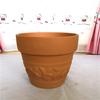 Maceta de Cerámica Roja Malla de Hoja Maceta de Arcilla Cocida Sencilla Maceta de Jardinería Creativa Transpirable y Permeable al Agua Maceta de Plantación Maceta Sencilla para Plantas y Flores
