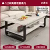 Mesa de Centro para Sala de Estar, Vidrio Templado, Apartamento Pequeño, Engrosada, Alta Calidad, Mesa Baja, Mesita Lateral para Sofá, Armario de Almacenamiento