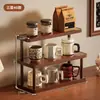 Prateleira de Armazenamento para Mesa, Porta-Copos Pequeno, Simples Prateleira Multicamadas para Armazenamento e Exibição de Copos na Bancada para Uso Doméstico, Adequado para Conjuntos de Chá e Copos de Água