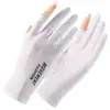 Guantes de Seda de Hielo para Mujer, Protección Solar de Verano, Guantes de Dos Dedos para Conducir, Delgados y Transpirables, Adecuados para Ciclismo y Patinetes Eléctricos, Guantes de Dedos Completos con Pantalla Táctil