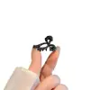 Pinza para el Cabello de Lazo con Pedrería para Mujer, Mini Pasador Pequeño, Pinza para Flequillo de la Frente, Nuevo Exquisito Accesorio para el Cabello 2026
