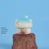 Hongo de Dibujos Animados Gato Gato Lindo Adorno de Gránulos Adorno Pequeño de Resina para Escritorio Giro para Ganar Manualidades DIY Accesorios para Casa de Muñecas