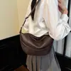 Bolso Bandolera de un Solo Hombro 2026 Moda Retro para el Trabajo Versátil Nuevo Estilo para Mujer Elegante Bolso Dumpling Casual de Moda