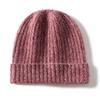 Nuevo Gorro de Cachemira Grueso Unisex Otoño/Invierno 2025 Moda Versátil Gorro de Lana Tejida para la Cabeza con Protección para los Oídos