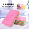 Novedades de otoño: Paño de limpieza grueso rasgable de colores del arcoíris para uso en la cocina, absorbe agua, elimina manchas, fácil de limpiar, una toallita para lavar platos para personas perezosas