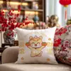 Servicio de Dropshipping para la Serie Festiva y Auspiciosa del Año Nuevo Chino 26º, Año del Caballo, Cojines Rojos al por Mayor