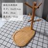 Madera Maciza Hogar Joyería Vaso de Agua Almacenamiento Soporte para Pulseras Escritorio Llavero Estante Bandeja Exhibidor