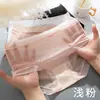 Pantalones cortos de verano finos de seda helada sin costuras para mujer, shorts sexys de encaje transpirables de cintura media para niñas