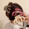 Verano Nuevo Simple Calabaza Clip Grande de Tiburón Horquilla para el Cabello para la Parte Posterior de la Cabeza de Mujer Horquilla Elegante Clip Multi-Agarre