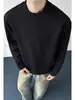 Novedad Otoño 2026 Estilo Hong Kong Talla Grande Algodón Chino Manga Larga Camiseta M-5X HT26893-Especial P18