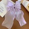 Pinza para el Cabello de Lazo Super Hada Transfronteriza Pinza de Malla de Princesa Sirena Pinza Superior Azul Accesorio para el Cabello de Niña Pinza de Pato de Malla para Mujeres
